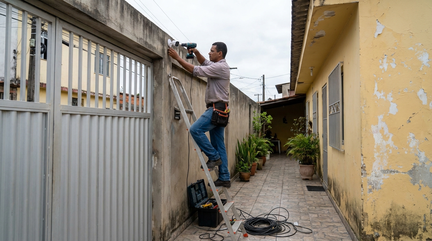 Instalacao de cameras de seguranca profissional em Londrina‑PR