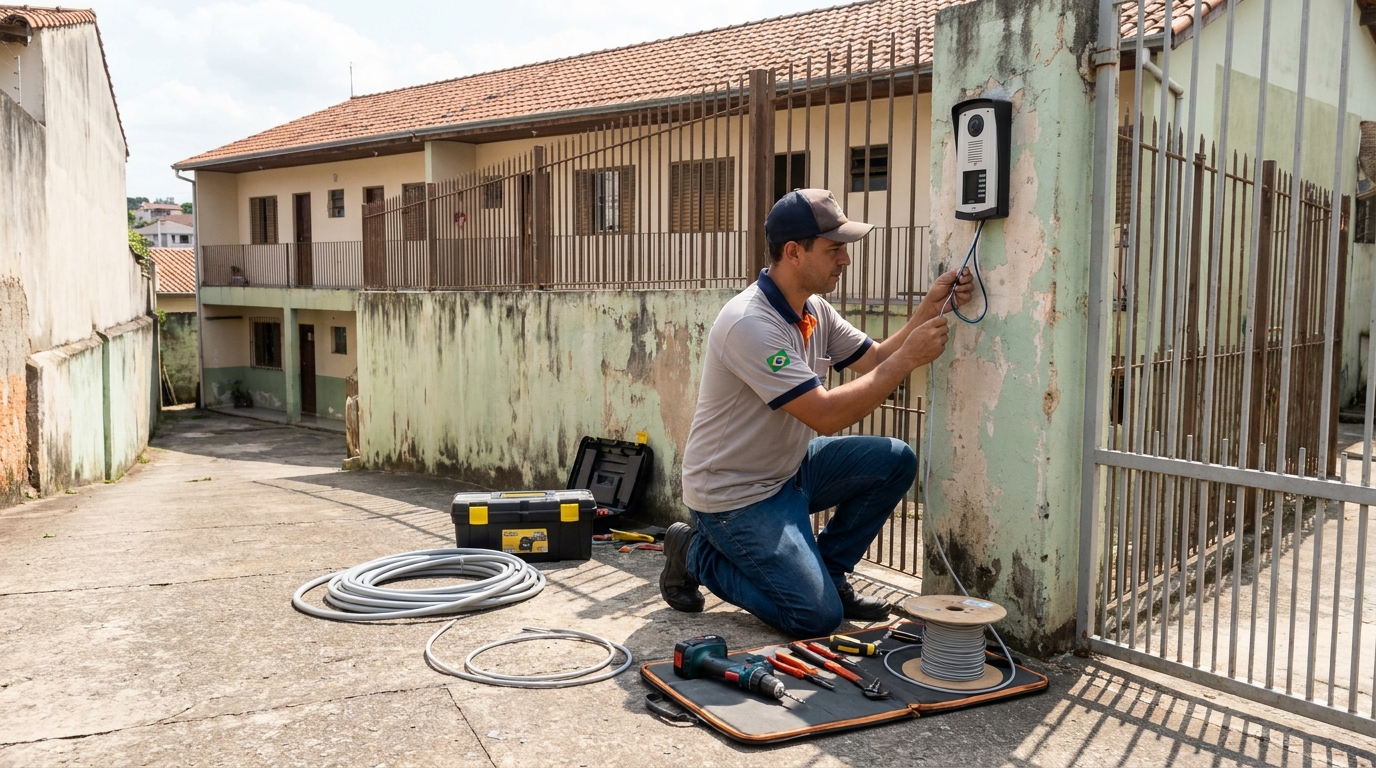 Instalacao de interfone residencial em Londrina‑PR