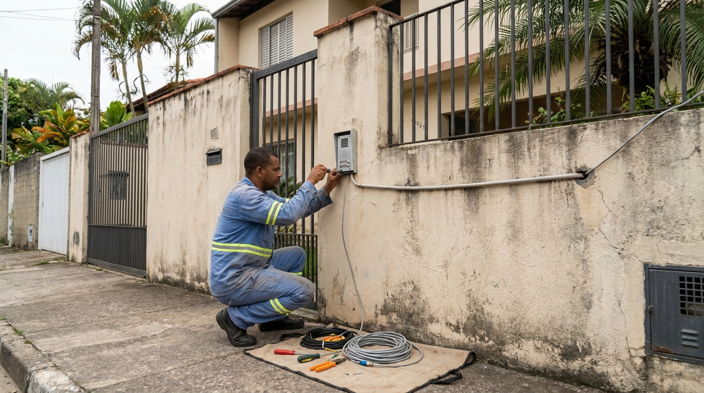 Instalacao de video porteiro em Londrina‑PR